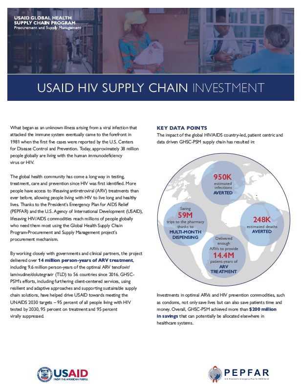 Delivering HIV/AIDS Health Commodities To Patients: The Supply Chain ...